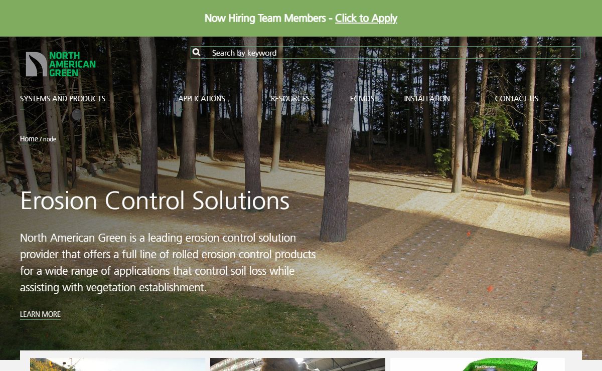 Erosion Control Solutions | North American Green