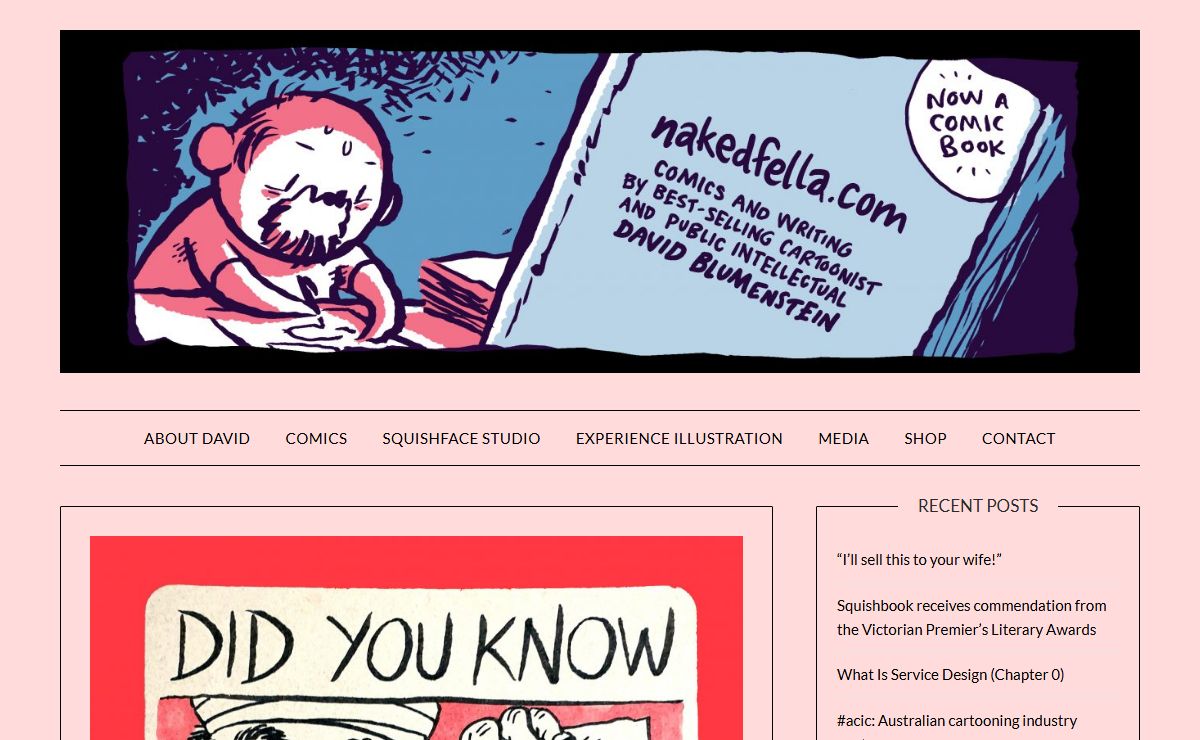 David Blumenstein – Cartoonist, service designer, polite irritant