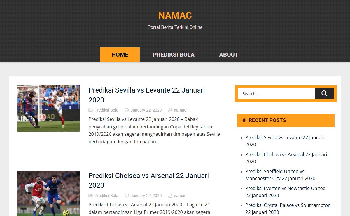 Namac – Portal Berita Terkini Online