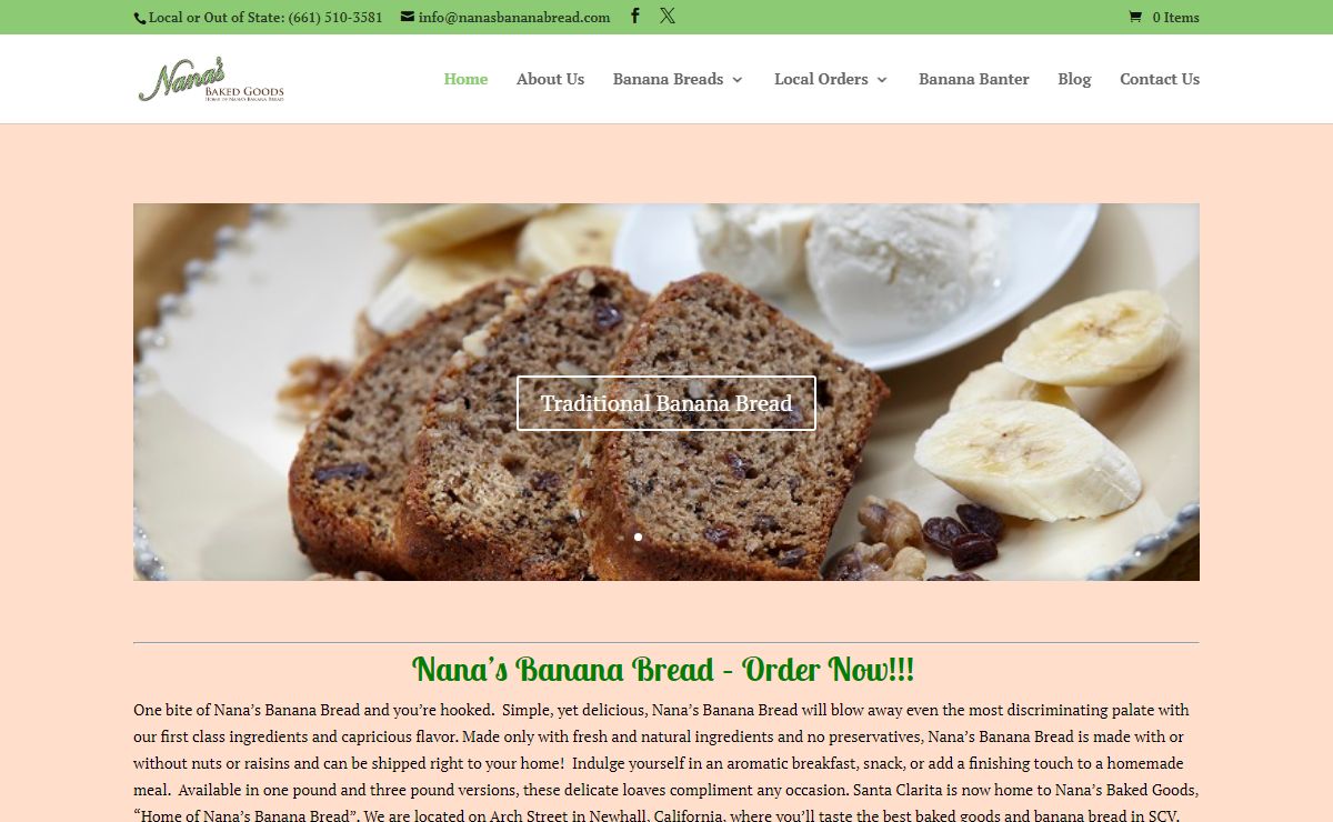 Nana's Banana Bread | Baking Love into Every Loaf