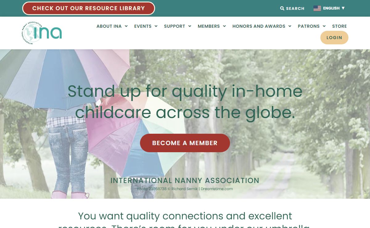 International Nanny Association – Stand up for quality in-home childcare across the globe.