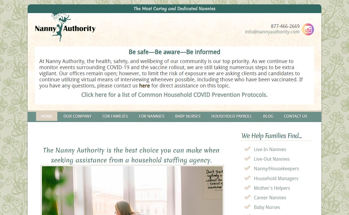 Nanny Placement Agency & Services