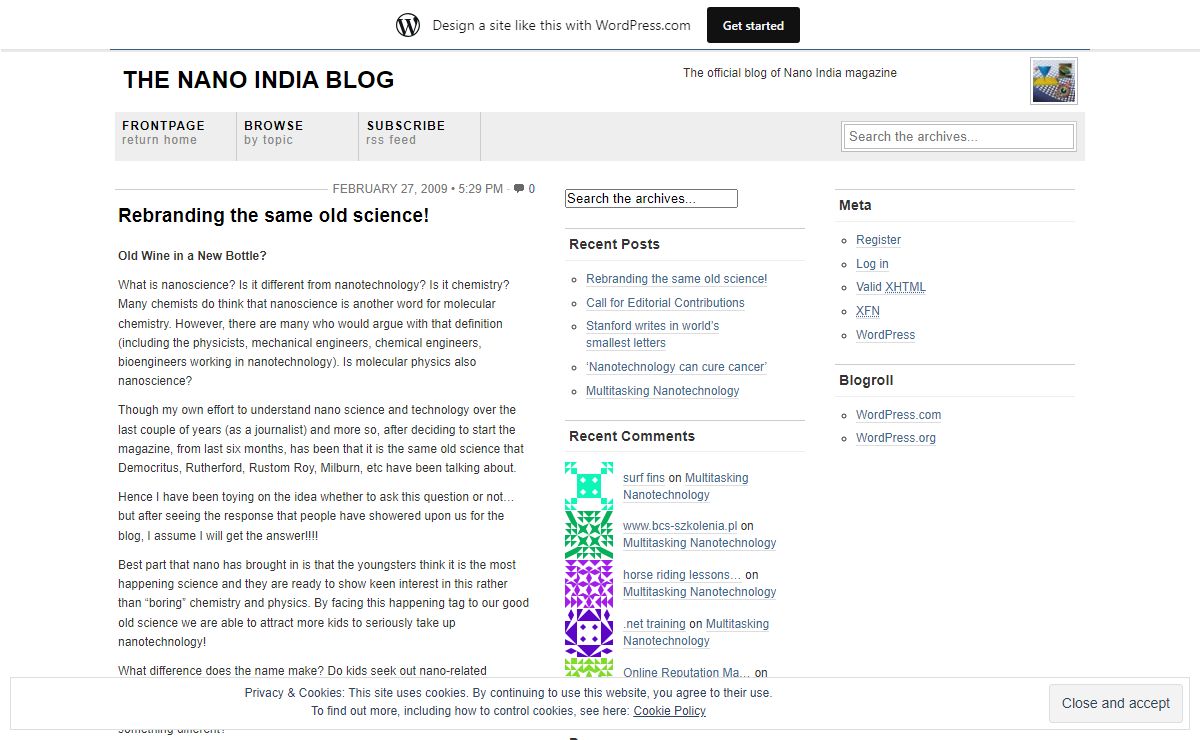 The Nano India Blog | The official blog of Nano India magazine