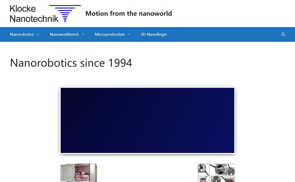 Motion from the nanoworld – Motion from the nanoworld