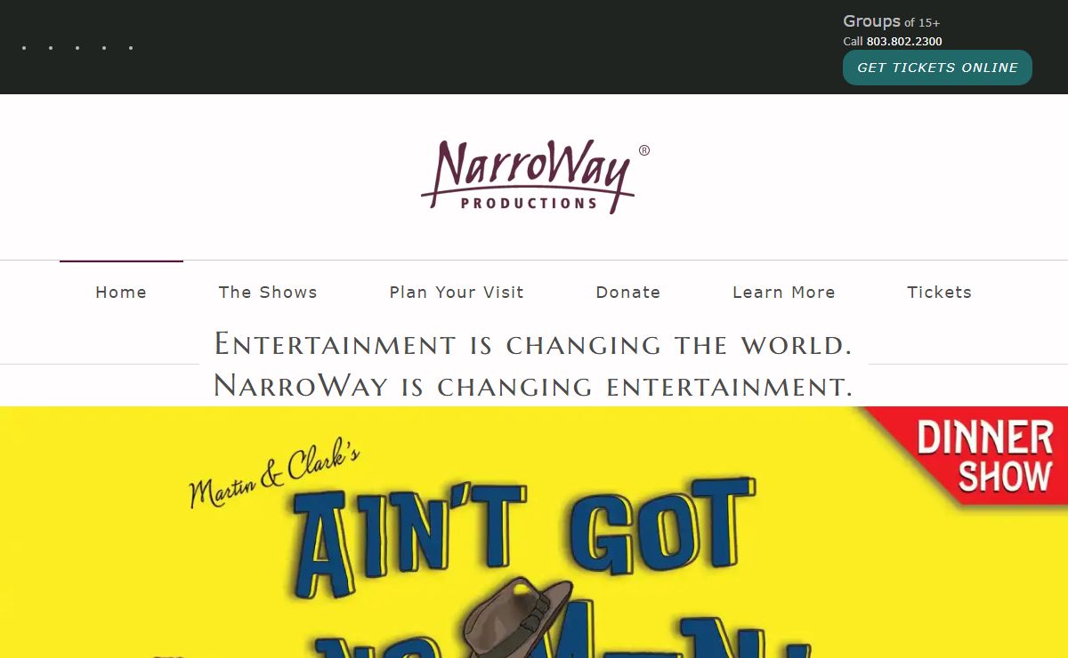 NarroWay Productions- Live Theatre and Dinner Shows Near Charlotte