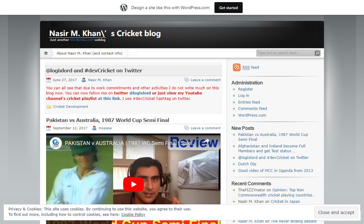 Nasir M. Khan\'s Cricket blog | Just another WordPress.com weblog