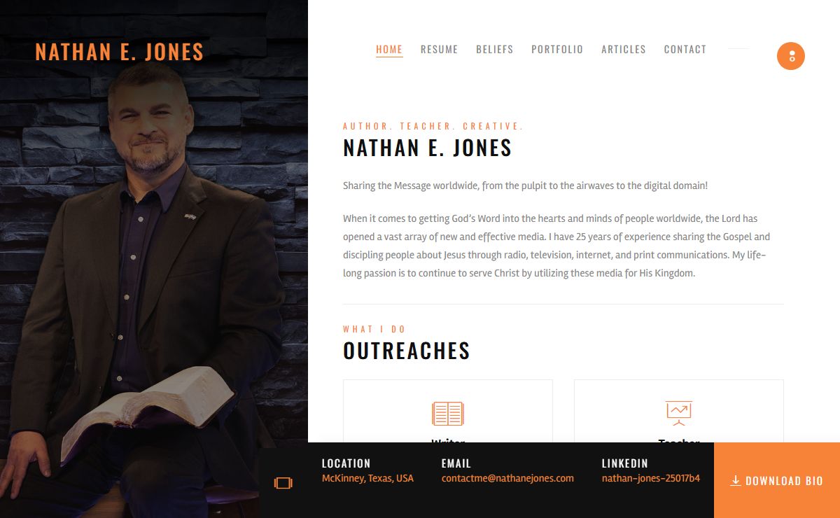 Home | Nathan E. Jones