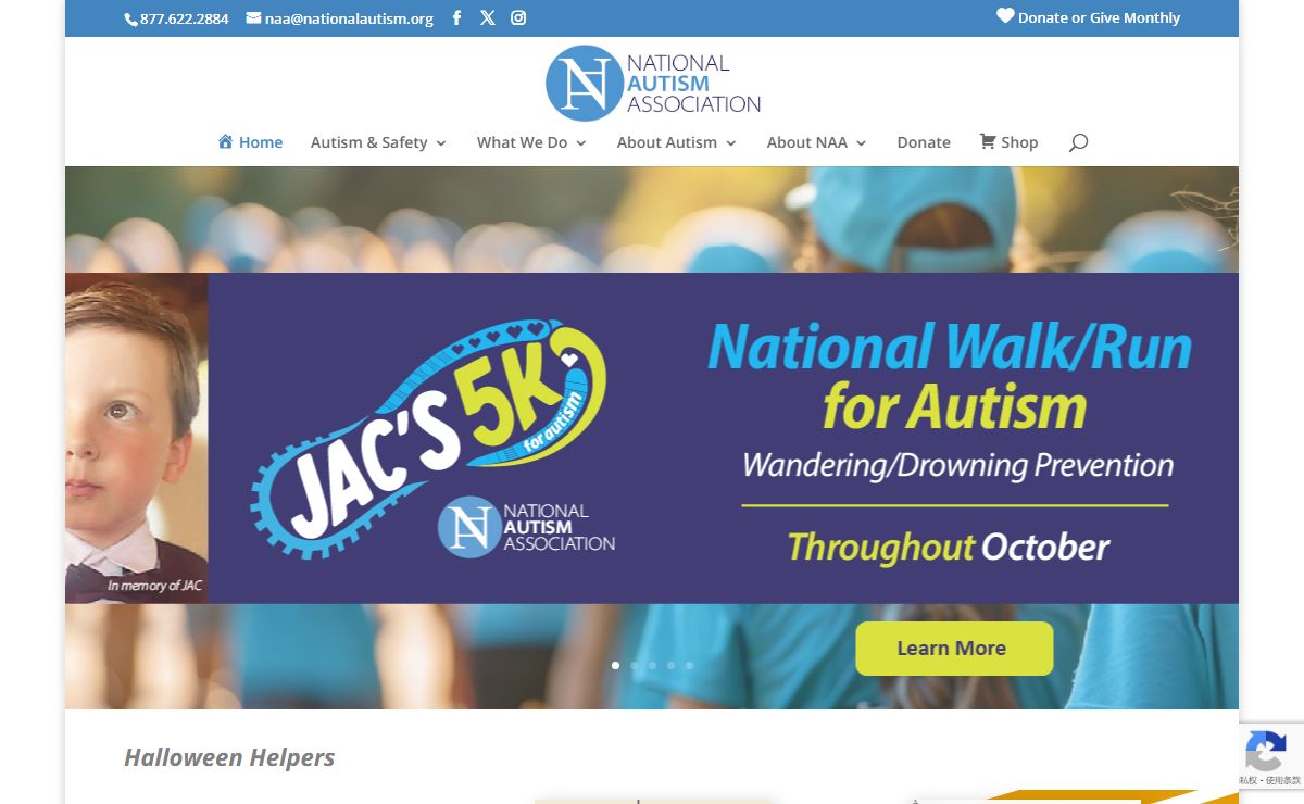 NAA Home Page - National Autism Association
