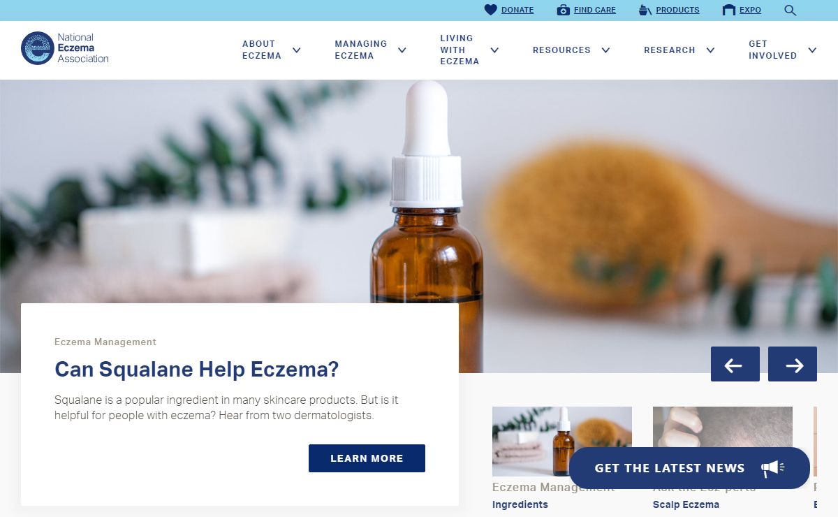 National Eczema Association | Symptoms, Support, Treatment & Research