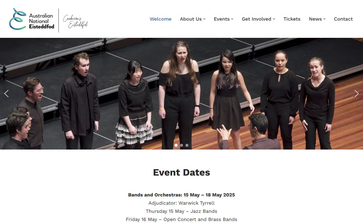 Welcome • Australian National Eisteddfod