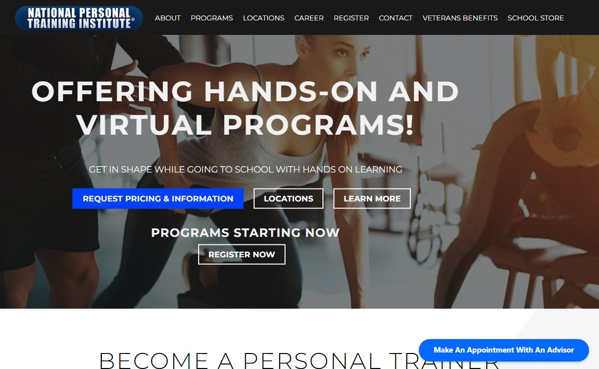 Personal Trainer Certification | Best Personal Training Programs | Become A Personal Trainer | National Personal Training Institute