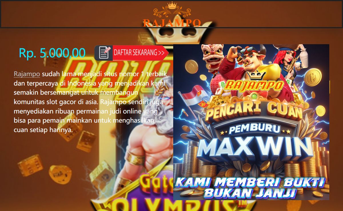 RAJAMPO No 1 Terbaik dan Terpercaya Indonesia
