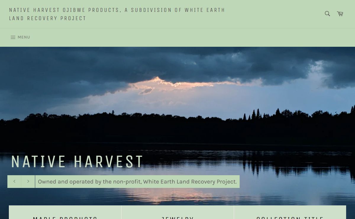 Buy Minnesota Wild Rice, Maple Syrup and Native American gifts – Native Harvest Ojibwe Products, a subdivision of White Earth Land Recovery Project