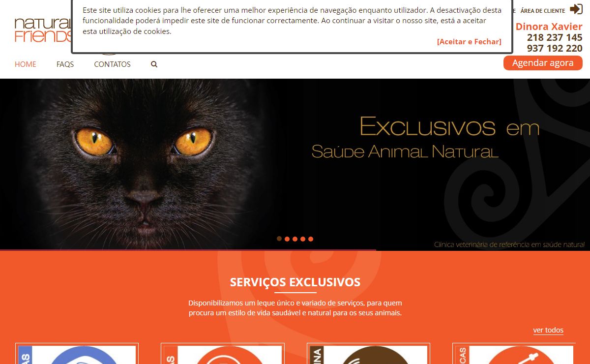 Bem vindo à Natural Friends – Medicina Veterinária Natural Cão e Gato :: Natural Friends Exclusividade e Excelência