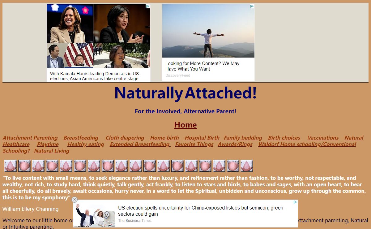 Naturally Attached! Intuitive Living in our Modern world.