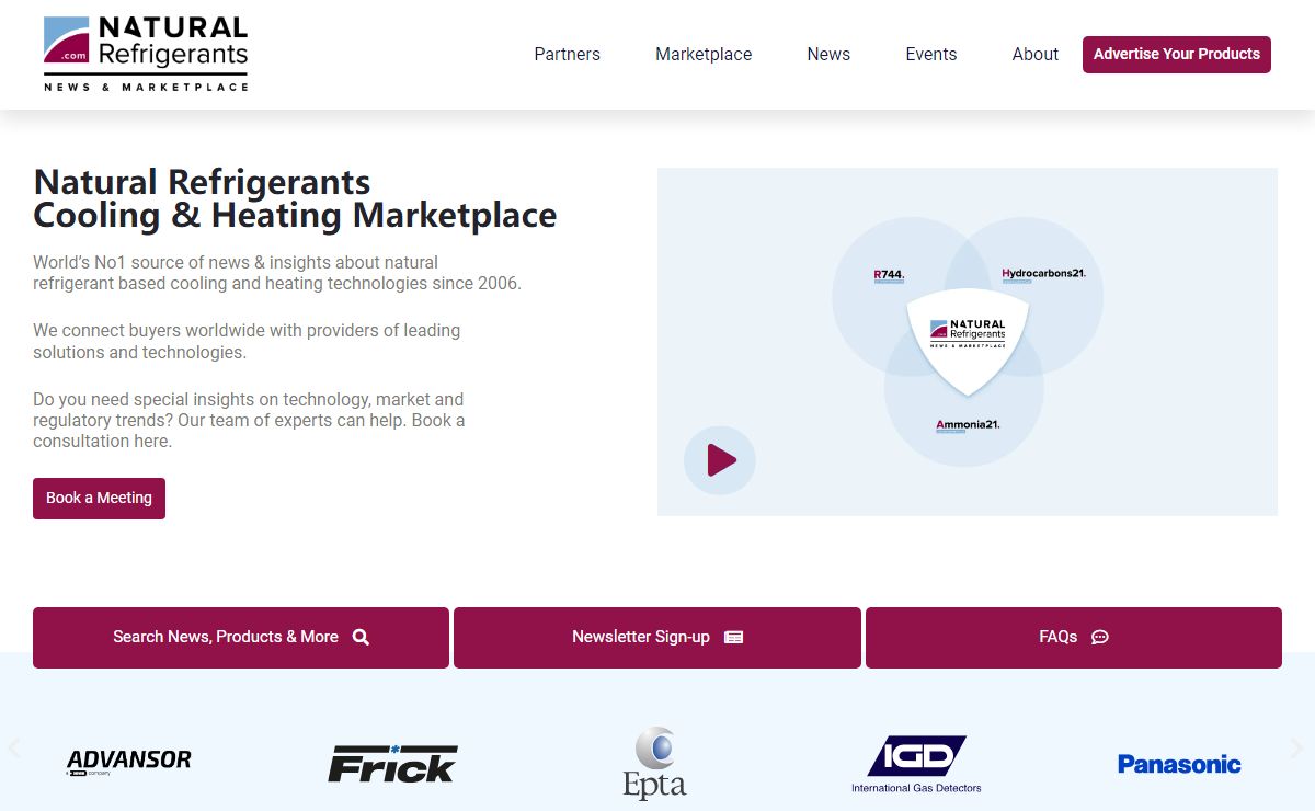 Natural Refrigerants Cooling & Heating News / Marketplace