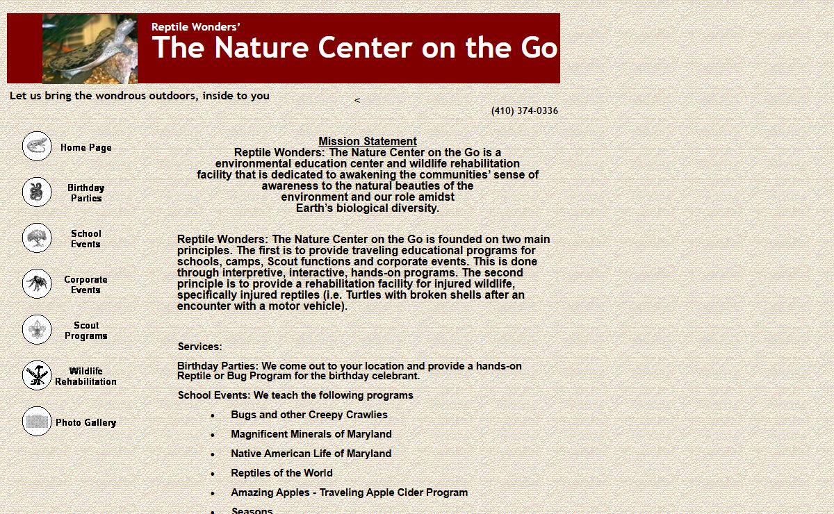 Reptile Wonders’<br> The Nature Center on the Go
