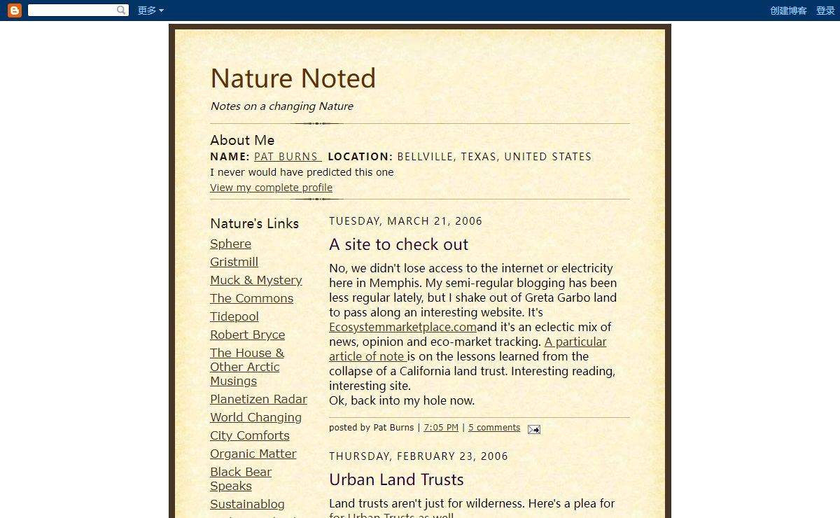 Nature Noted
