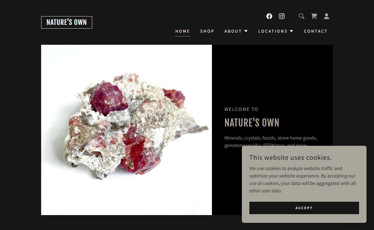 Nature's Own - Minerals, Jewelry, Fossils