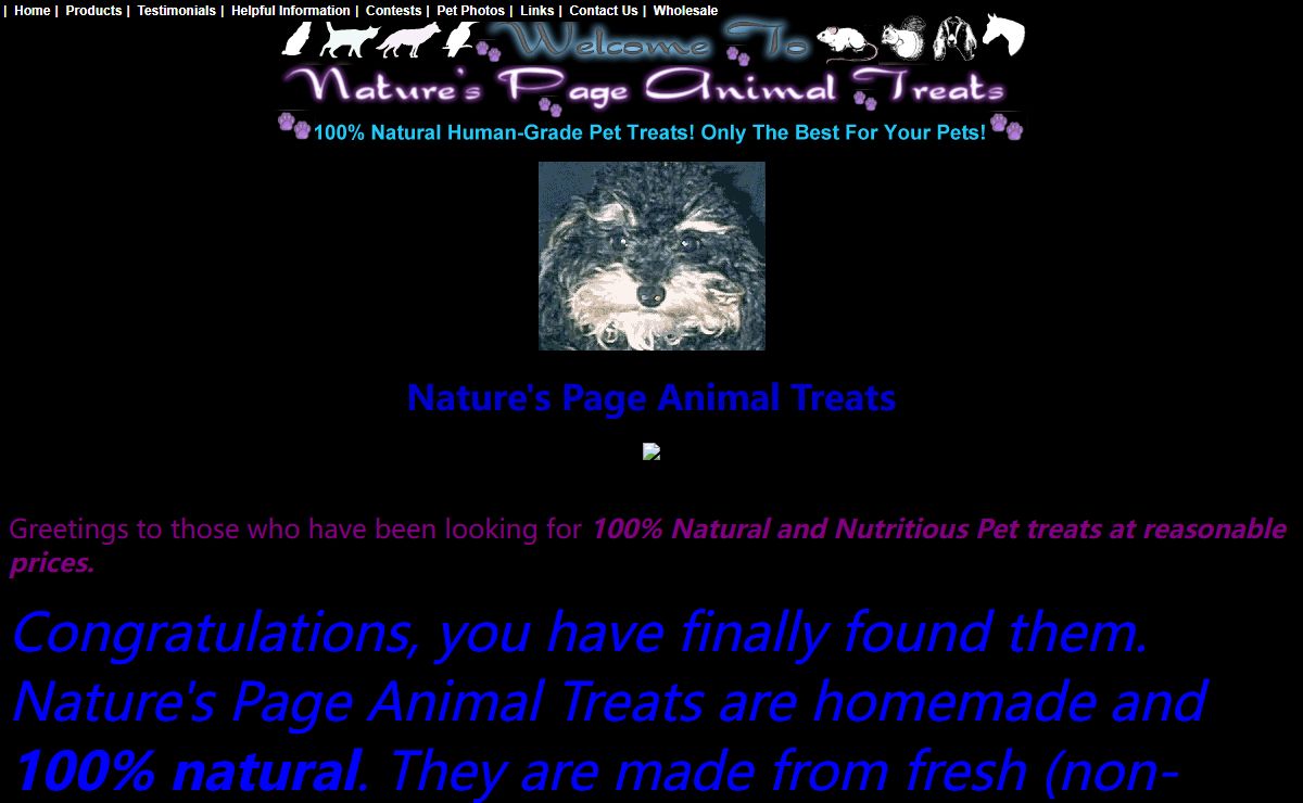 Nature's Page Animal Treats