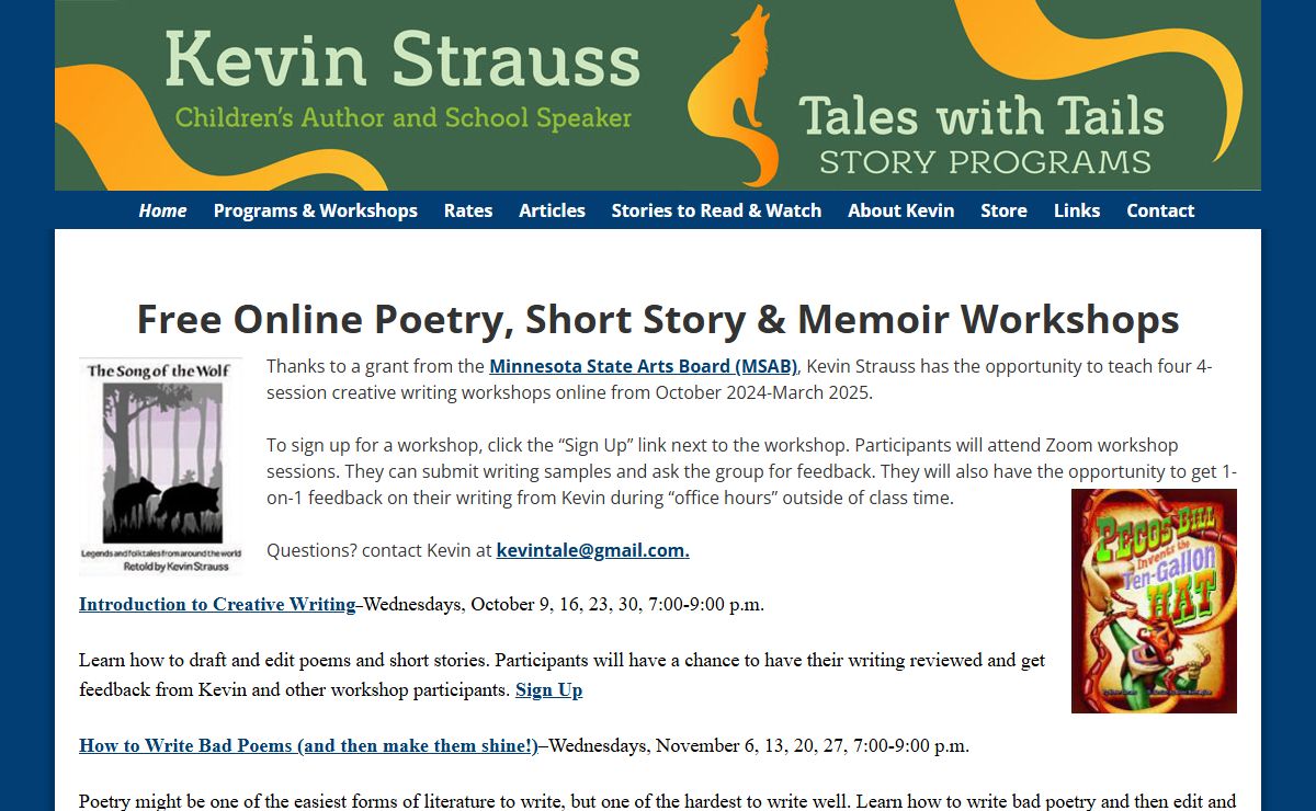 Kevin Strauss | Children's Author, School Speaker, Story Programs – Minnesota based storyteller, author, speaker