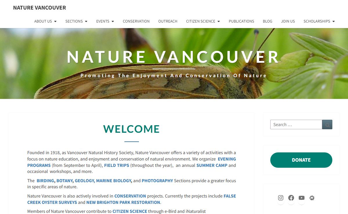 Nature Vancouver – Promoting the enjoyment and conservation of nature