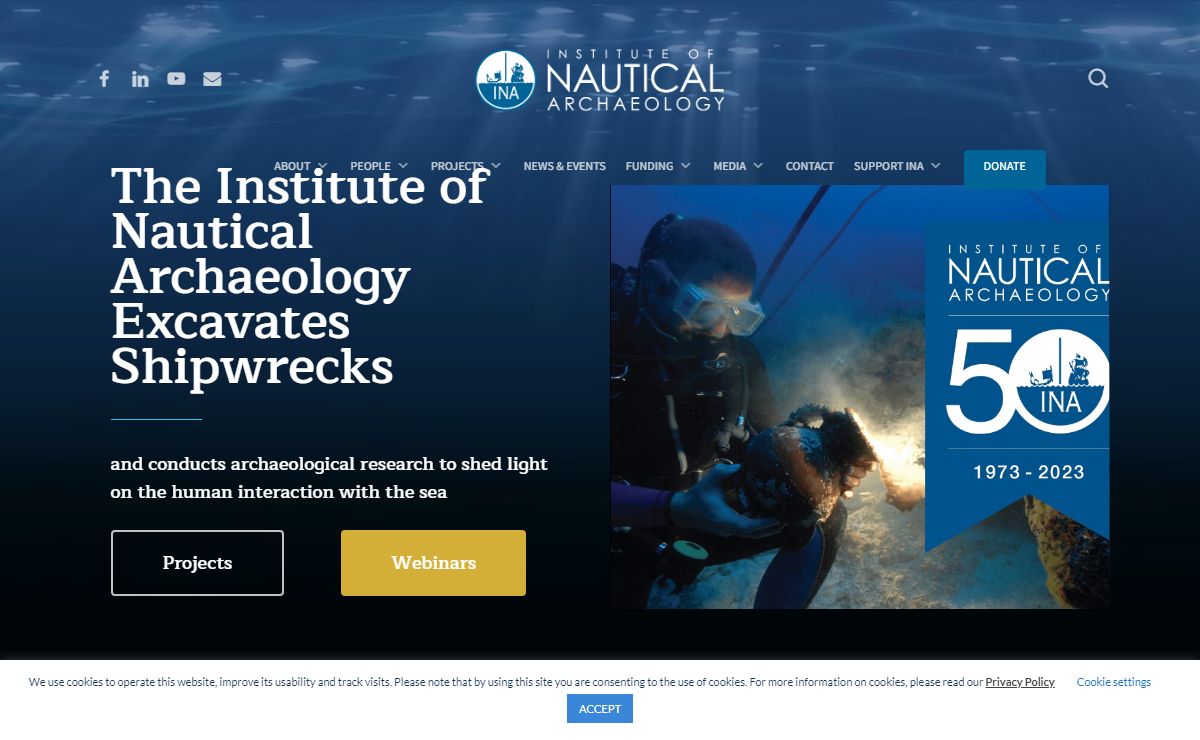 INA - Institute of Nautical Archaeology