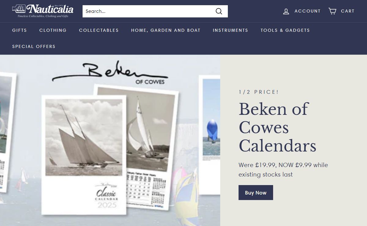 Nauticalia | Discover unique nautical gifts, furnishings, and clothing
