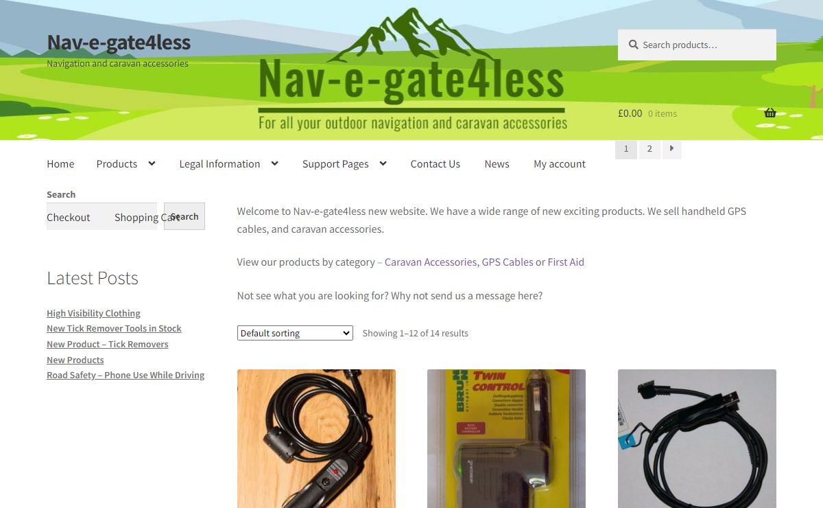 Nav-e-gate4less - Handheld GPS Cables and Caravan Accessories