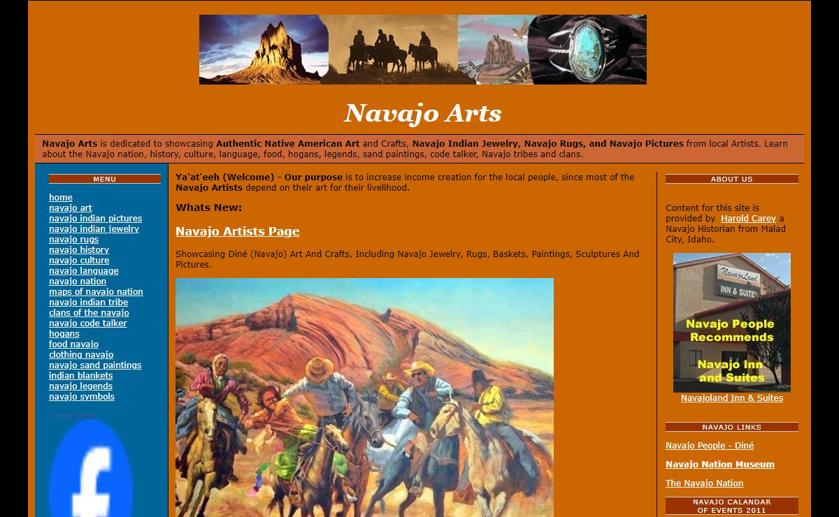 Navajo Arts - Learn about Navajo Indian Jewelry, Navajo Art, Sand Painting, Navajo Rugs, and Navajo Indian Pictures