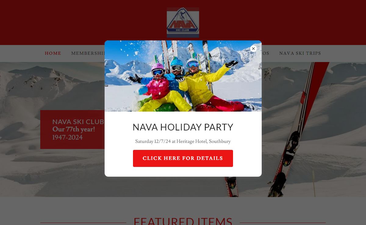 Skiing, Snowboarding - NAVA SKI CLUB - Danbury, Connecticut