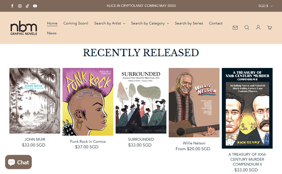 NBM Graphic Novels