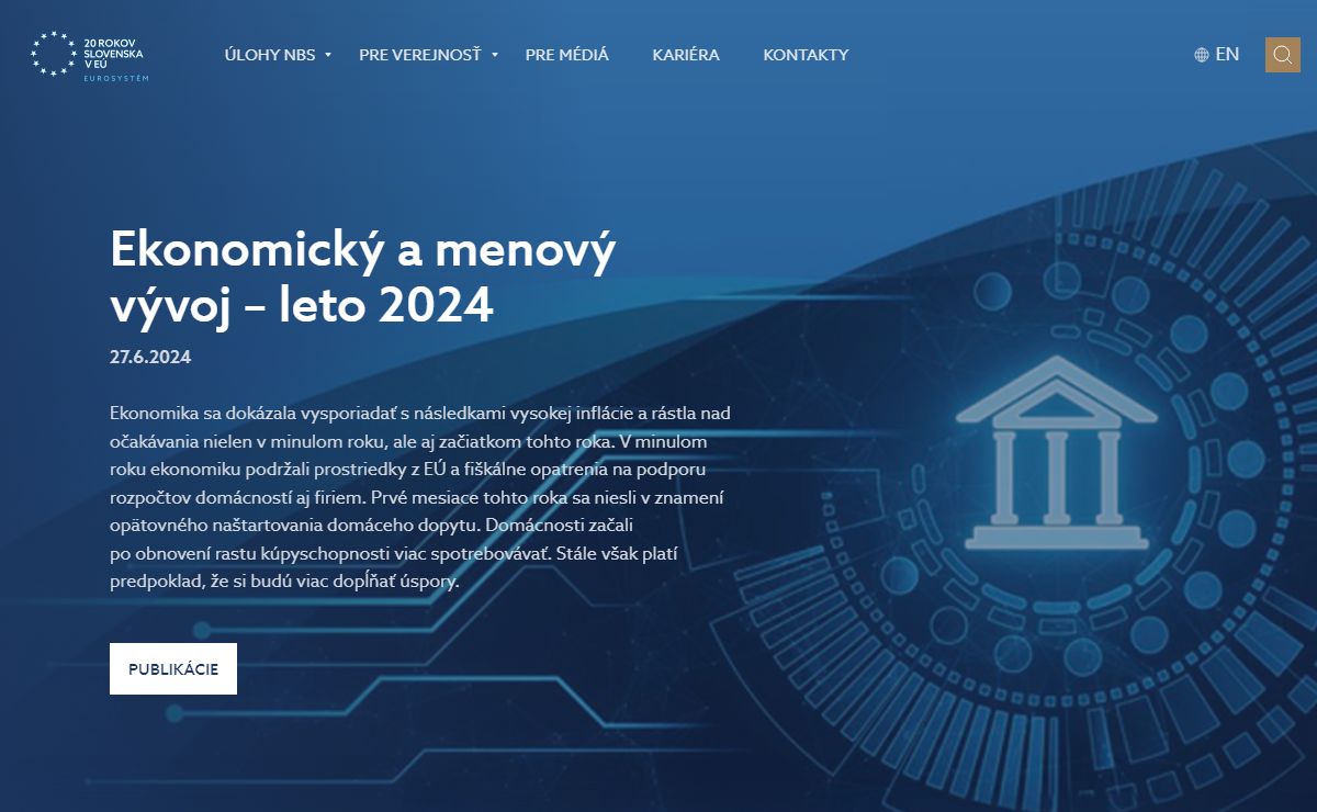 Národná banka Slovenska – Národná banka Slovenska (NBS) je centrálnou bankou Slovenska.