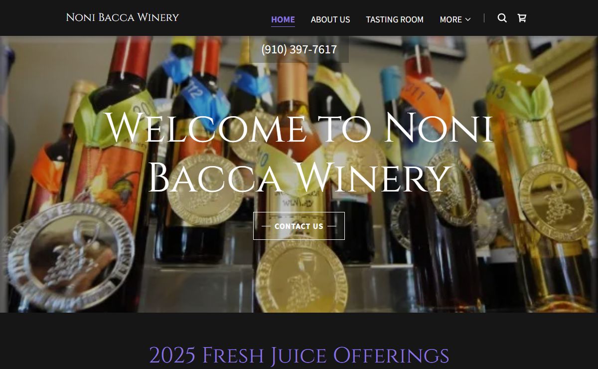 Noni Bacca Winery - Winery - Wilmington, North Carolina