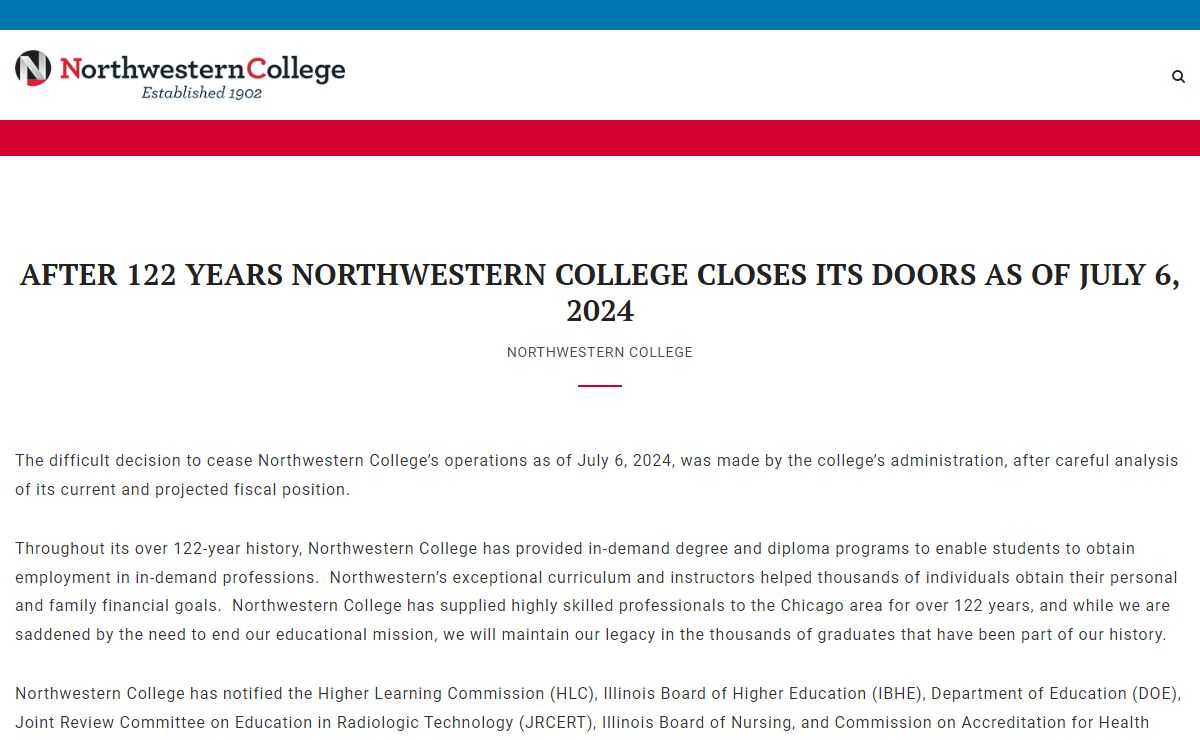 Medical, Dental, and Nursing School In Oak Lawn, IL | Northwestern College