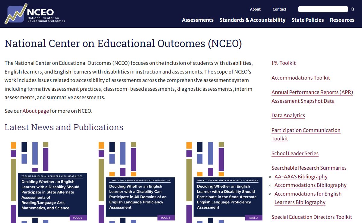 National Center on Educational Outcomes (NCEO) | NCEO