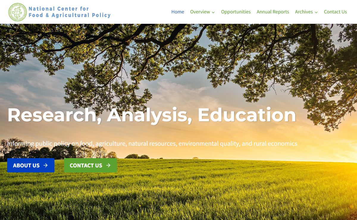 National Center for Food and Agricultural Policy