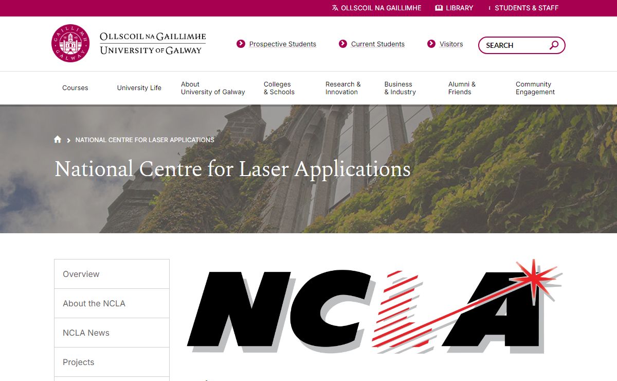 National Centre for Laser Applications - University of Galway