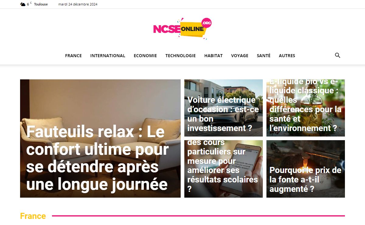 Ncseonline - Magazine d'actualité et d'information