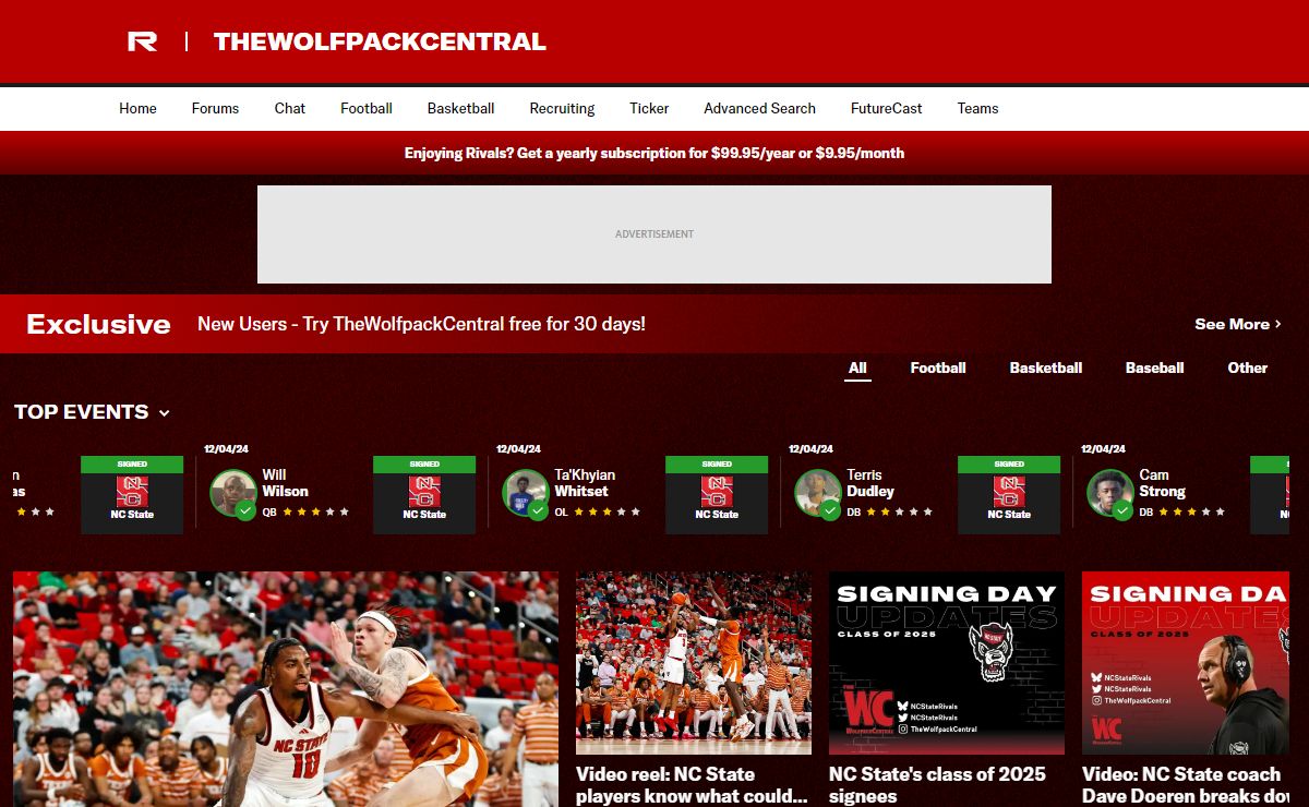TheWolfpackCentral: North Carolina State Wolfpack Football & Basketball Recruiting