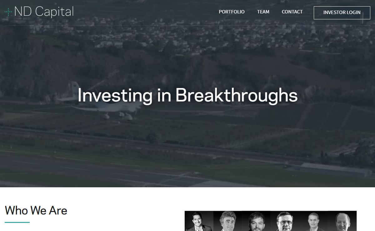 ND Capital – Investing in Disruptive Technologies