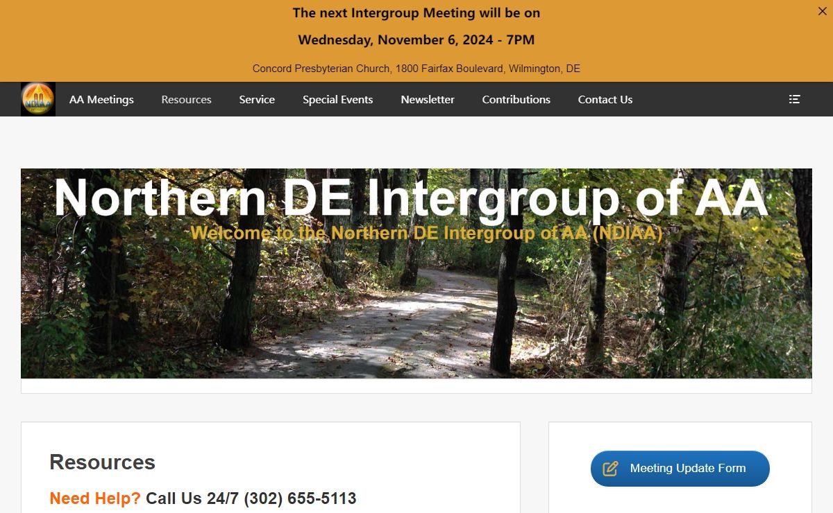 Northern DE Intergroup of AA – Welcome to Northern DE Intergroup of Alcoholics Anonymous(NDIAA)