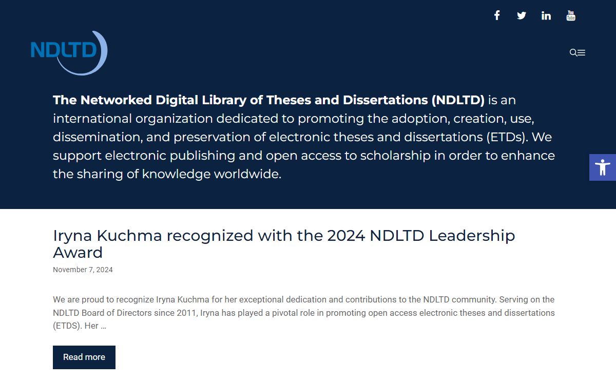 Networked Digital Library of Theses and Dissertations -