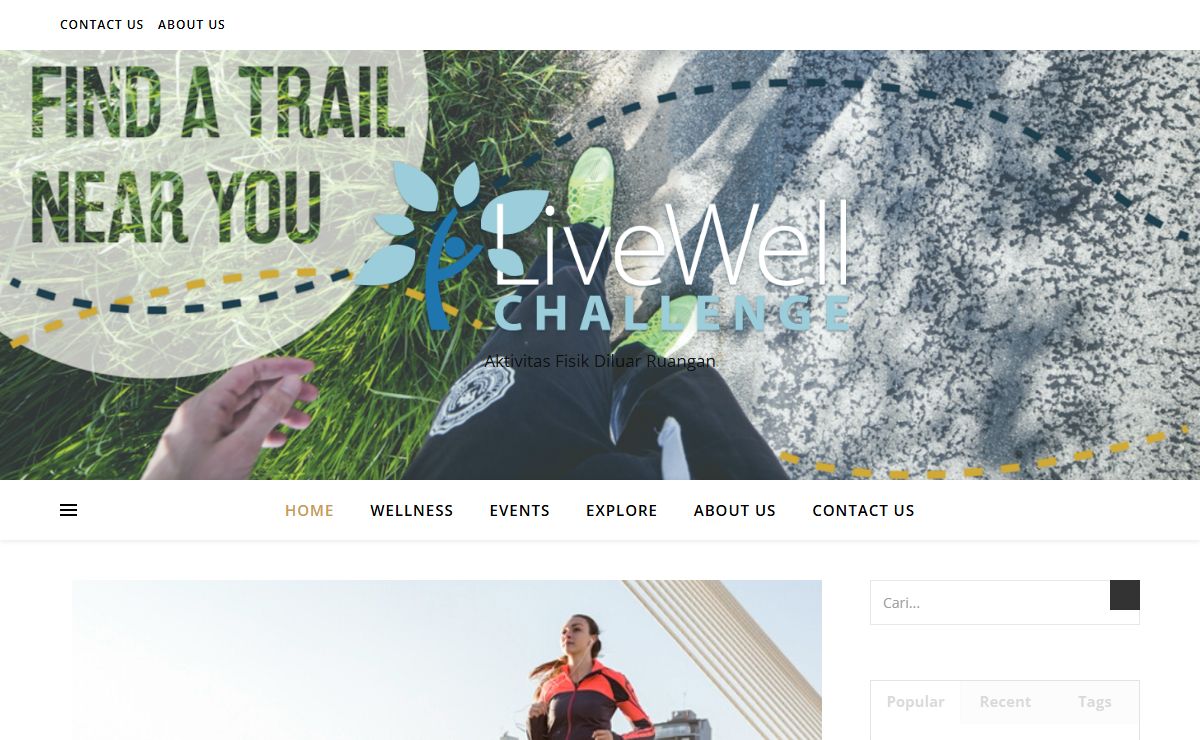150 Nebraska Challenge | LiveWell Challenge - Aktivitas Fisik Diluar Ruangan