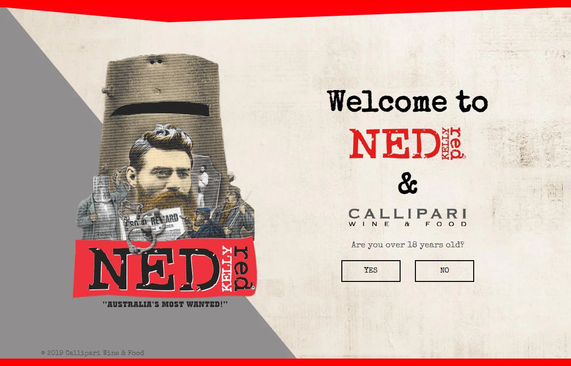 Australian Red & White Wine Online Delivery – Callipari Wines Ned Kelly Red