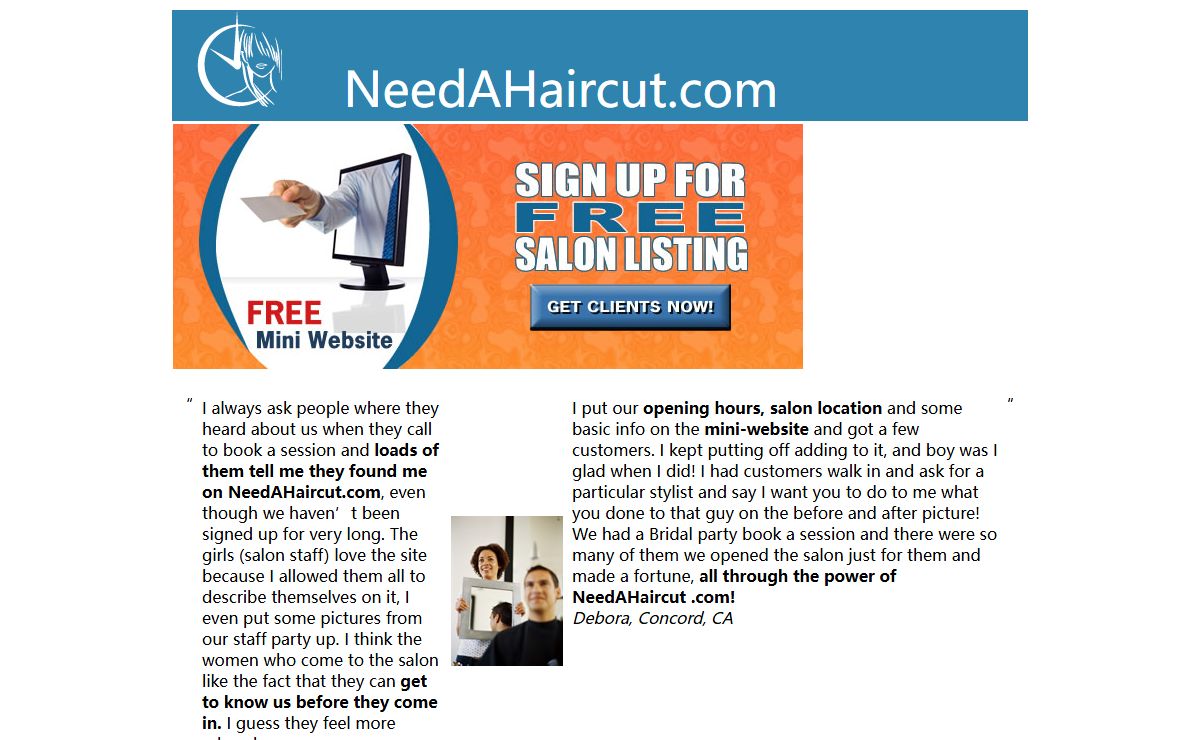 Need A Haircut .com