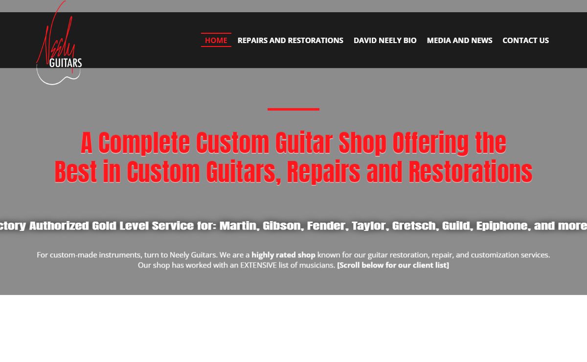 Custom Guitar Shop in Los Angeles, CA