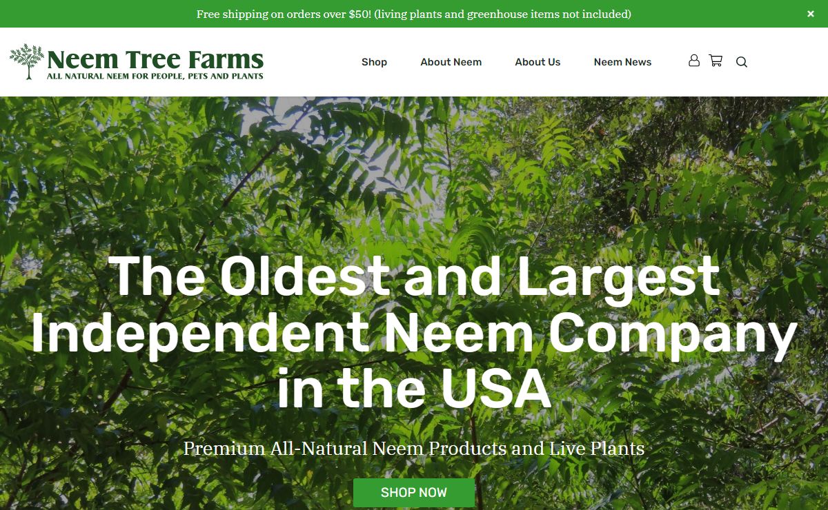 Neem Tree Farms | All-Natural Neem for People, Pets and Plants