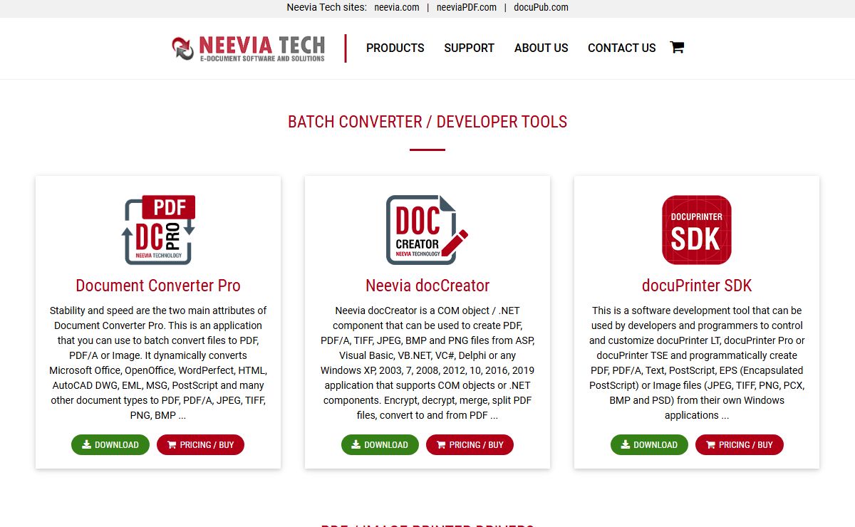 Batch Convert Word, Excel, PowerPoint to PDF, PDF/A or Image. Print to PDF from any Windows app.