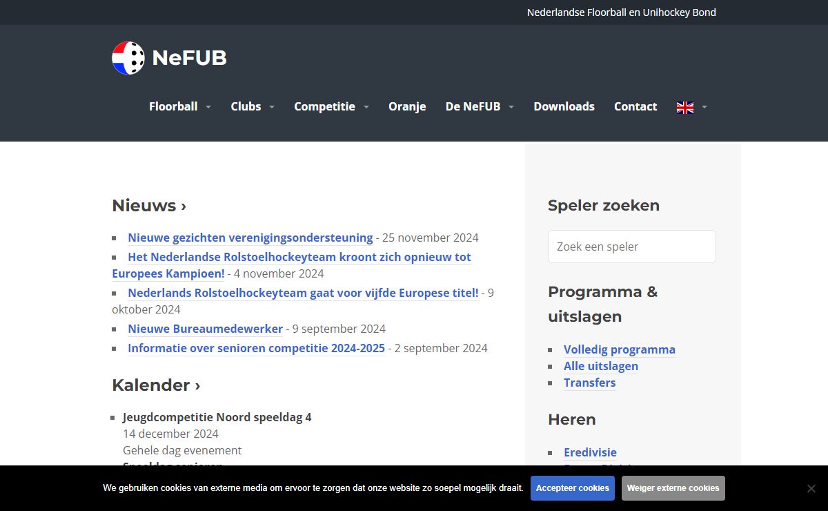 NeFUB - Nederlandse Floorball en Unihockey Bond